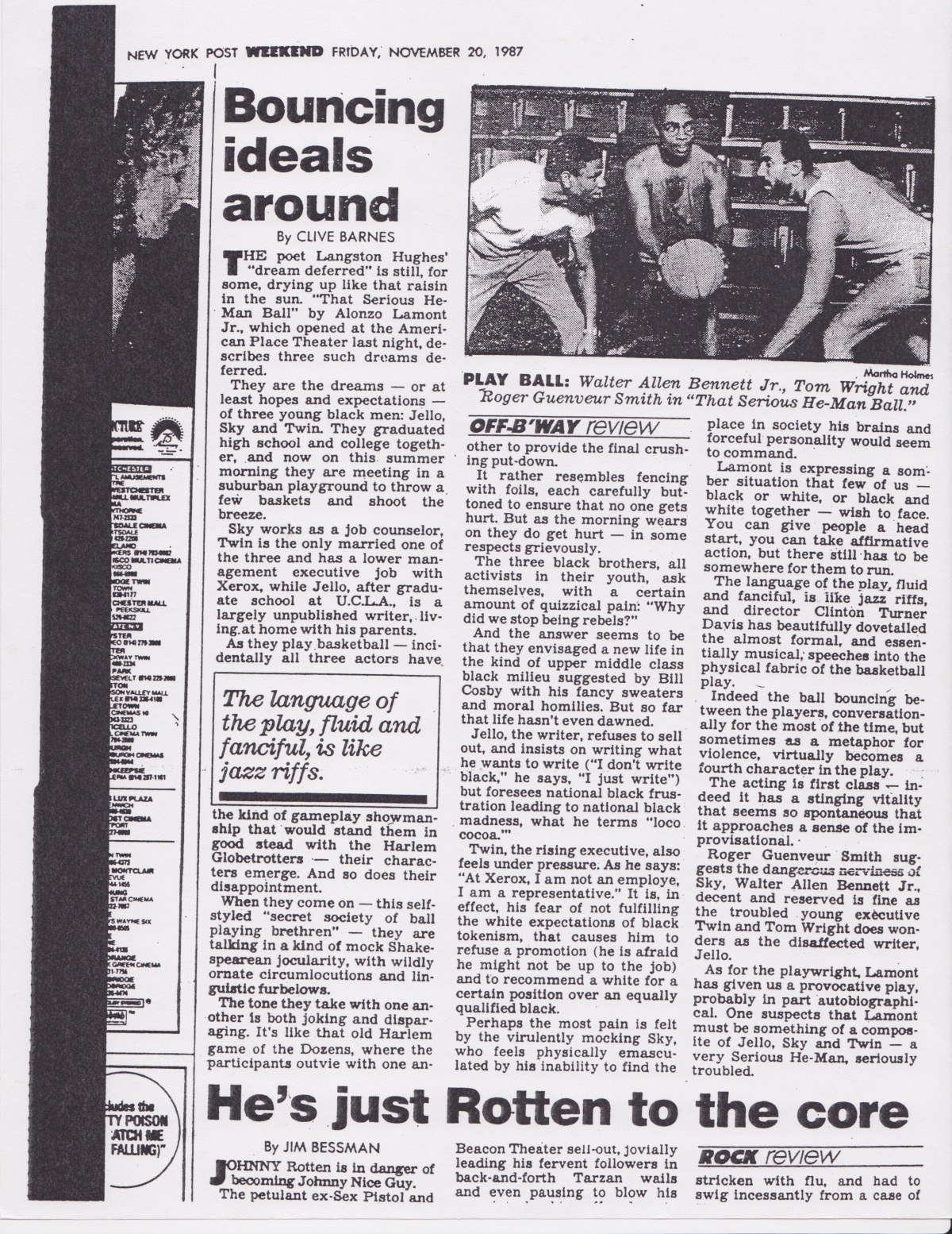 New York Post - Clive Barnes Review