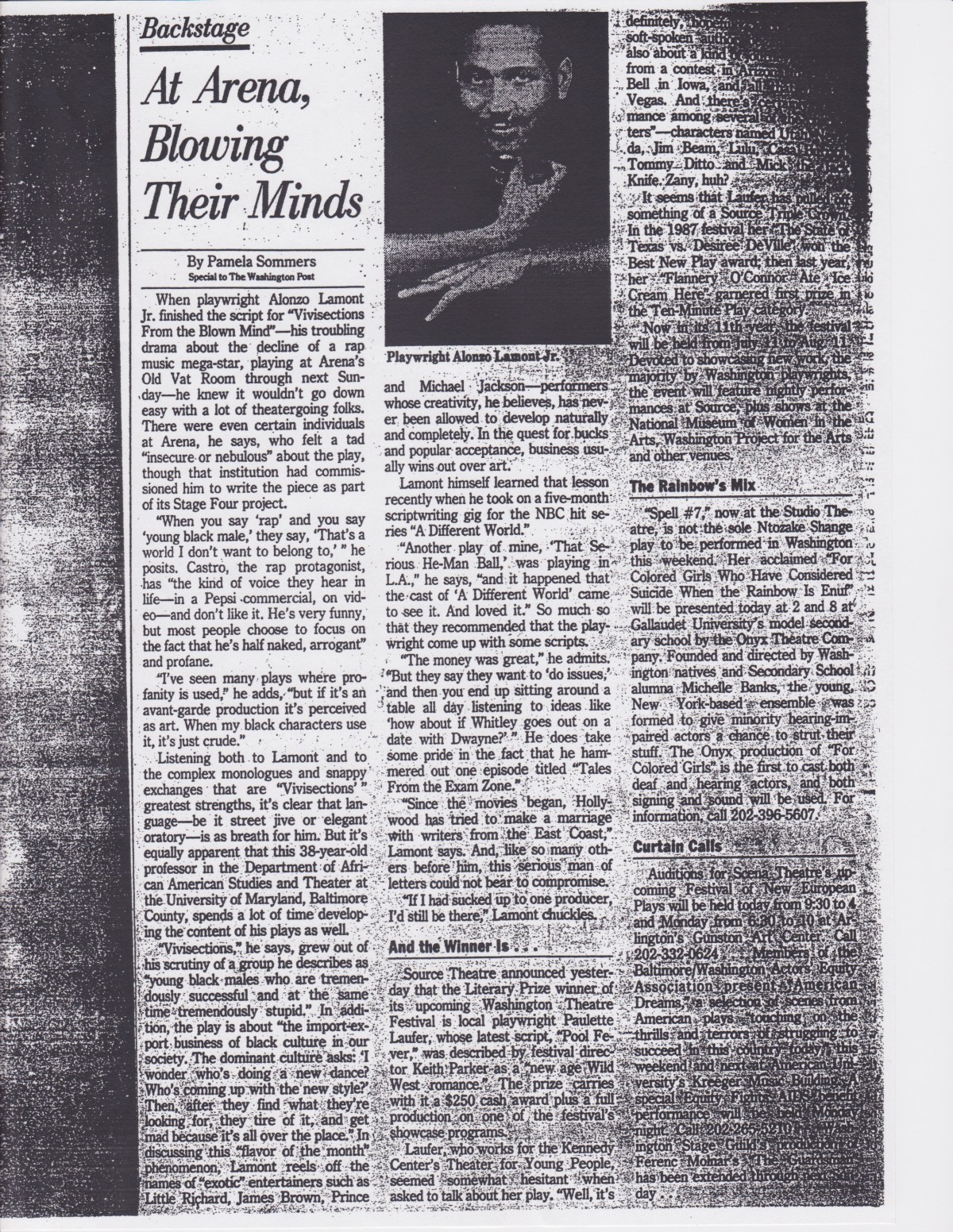 Vivisections at Arena in D.C.